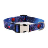 Ethnic Print Dog Collar, Small, Milky Way, Adjustable (27-43cm)