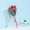 Flower Packaging Bag Trapezoid Bag Dried Flower Bag(White)