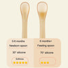 Baby Silicone Spoon Infant Silicone Feeding Spoon Soft Children Tableware, Specification: With Box