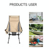Outdoor Camping Aluminum Alloy Portable Folding Beach Chair, Colour: With Pocket (Dark Gray)