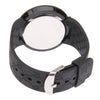 Touch Screen Unisex LED Digital Watch Wristwatch Timepiece Silicon Strap ( Black )(Black)