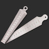 Wedge Feeler Gap 15-30mm Stainless Steel Ruler Inspection Taper Gauge Metric Imperial Measure Tool