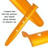 Outdoor Camping Tent Aluminum Alloy Tubular Ground Nails(Gold)