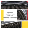 8pcs /Set Car Bumper Serrated Anti-collision Plate Decoration(Carbon Pattern)