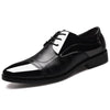 Fashion Men Leather Soft Business Casual Shoes, Size:40(Black)