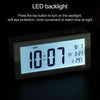 Automatic Night Light Electronic Clock Large Screen Adjustable Backlight Alarm Clock (Gold)