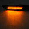 2 PCS Car Fender Light  LED Leaf Board Side DC12V / 1.7W for BMW, Yellow Light, Style:D