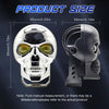 26W 3000LM Car Motorcycle IP68 Waterproof Skull Style Spotlight(Black)