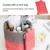 Large-capacity Cosmetic Bag Travel Suit Wash Bag Outdoor Waterproof Storage Bag Cylinder Wash Bag(Maca blue)