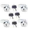 A2922-02 4pcs 15mm Cylinder Drawer & Cabinet Lock Cam Locks