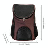 Foldable Pet Carrier Backpack, Breathable Nylon, Coffee, For Small Pets