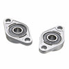 2 PCS  Diamond KFL-08 000 001 Bearing Housing Zinc Alloy Miniature Housing Bearing 3D Printer Accessories Universal, Size:KFL001 (inner diameter 12)