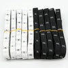 3.2 x 1.2cm Size Labels Polyester Cloth Clothing Label 1 Roll (about 380 PCs), Size:XS(White)