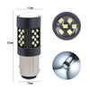 1 Pair 1157 12V 7W Continuous Car LED Fog Light(Ice Blue Light)