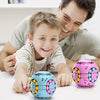 3 PCS Finger Magic Bean Magic Cube Toy Children Intelligence Fingertip Spinning Top(Lilac)