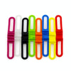 10 PCS High Elastic Silicone Straps Bicycle Fixed Strap Car Light Beam, Size: One Size(Green)