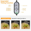 LED Plant Lamp Full Spectroscopy Natural White Remote Control Dimming Plant Growth Lamp, Power: 36W Four Head