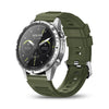 HAMTOD GT45 1.6 inch Waterproof Smart Watch, Support Bluetooth Call / Heart Rate / Blood Oxygen Monitoring / NFC(Silver)