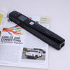 iScan02 Double Roller Mobile Document Portable Handheld Scanner with LED Display,  Support 1050DPI  / 600DPI  / 300DPI  / PDF / JPG / TF(Black)