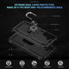 For Samsung Galaxy A36 5G Shockproof TPU + PC Phone Case with Holder(Black)