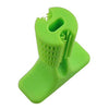 Dog Toothbrush Chew Toy, Small Green, Rubber