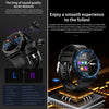 LC18 1.53 inch IP67 BT5.0 Sport Smart Watch with Earbuds, Support Bluetooth Call / Sleep / Blood Oxygen / Heart Rate / Blood Pressure Health Monitor(Blue)