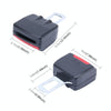 2 PCS RS-01 Universal Car Seat Belt Extension Buckle (Black)