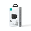 J0YROOM TCF05 20W USB+USB-C/Type-C Dual Interface Fast Charger Set, Specification:EU Plug(Black)