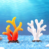 10 White Resin Coral Ornaments - Aquarium Decor