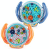 Kids 3D Maze Ball Toys Breakthrough Balance Roller Ball Puzzle Game Thinking Training Labyrinth(Royal Blue)