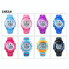 SKMEI 1451 LED Digital Stopwatch Chronograph Luminous Children Sports Electronic Watch(Black Shell Blue Circle)