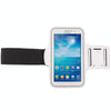 PU Sports Armband Case with Earphone Hole for Galaxy Mega 6.3 / i9200, Below 6.3 inch Phones(White)