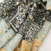 180 X 85cm  Women Cotton And Linen Scarf Retro Splicing Bohemian Printed Silk Shawl SL1909-009