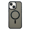 For iPhone 13 Frosted Skin Feel MagSafe Phone Case(Black)