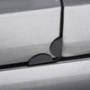 4pcs/sets Car Door Corner Protection Anti-collision Carbon Fiber Rubber Strip