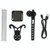 ESLNF Bicycle Tail Light Mountain Bike Smart Brake Sensor Auto Switch Waterproof Warning Lamp(Cushion Mount)