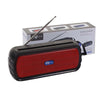 BAIJIALI SY-918 Solar Emergency Radio Read U Disk Large Volume Speaker LED Light Portable Player(Blue)