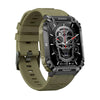 HAMTOD T3 1.95 inch Three Defenses Sport Smart Watch, Support BT Call / Sport Modes / Sleep / Heart Rate / Blood Oxygen / Blood Pressure Monitoring(Army Green)