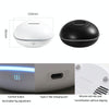 SD13 200ML Car USB Flame Aromatherapy Diffuser Home LED Night Light Silent Mist Humidifier(Black)