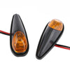 2pcs SL QGD Motorcycle 5W Turn Signal Light (Black)