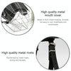 Steel Cage Dog Muzzle, Size L - Breathable & Secure Fit
