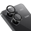 For Xiaomi Redmi Note 13 4G NORTHJO Camera LensCD Vein Metal Ring Tempered Glass Film(Black)