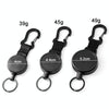 Retractable High Elastic Wire Rope Gourd Shaped Key Chain, Size: Medium