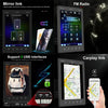 9520C Double Spindle 9.5 inch Vertical Screen Car MP5 Player, Style: Standard+AHD Camera