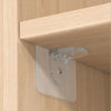 4pcs /Set Simple Firm Load Bearing Wardrobe Layered Partition Bracket, Size: Large 7cm