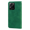 For Xiaomi Redmi Note 12 5G Global/Poco X5 Frosted Business Magnetic Horizontal Flip PU Phone Case(Green)