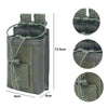 Outdoor Walkie-talkie Protection Bag Storage Belt Pouch(Green)