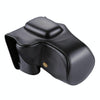 Full Body Camera PU Leather Case Bag for Canon EOS 200D  (18-55mm Lens)(Black)