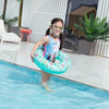 Ice Cream Pattern Inflatable Swimming Ring Thickening Water Ring Lifesaving Ring Suitable for Children Aged 2-4, Size: 60cm (Blue)