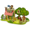 4 PCS 3D Puzzle Toy DIY Intellectual Development Jigsaw Puzzle(1890-K)